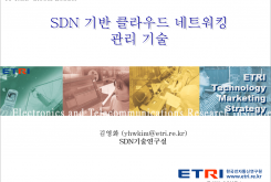 SDN 기반 클라우드 네트워킹 관리 기술