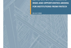 Report on prudential risks and opportunities arising for institutions from FinTech