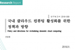 국내 클라우드 컴퓨팅 활성화를 위한 정책과 방향