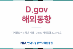 디지털로 여는 좋은 세상 : D.gov 해외동향 2024-3호